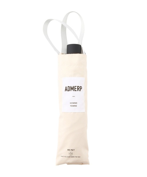 ADAM ET ROPE'（アダムエロペ）の「【サステナブル・晴雨兼用・男女兼用】［U-DAY for ADAM ET ROPE'］ADMERP 折りたたみ傘（折りたたみ傘・レディース・カーキ/キナリ・FREE）」の8枚目の写真