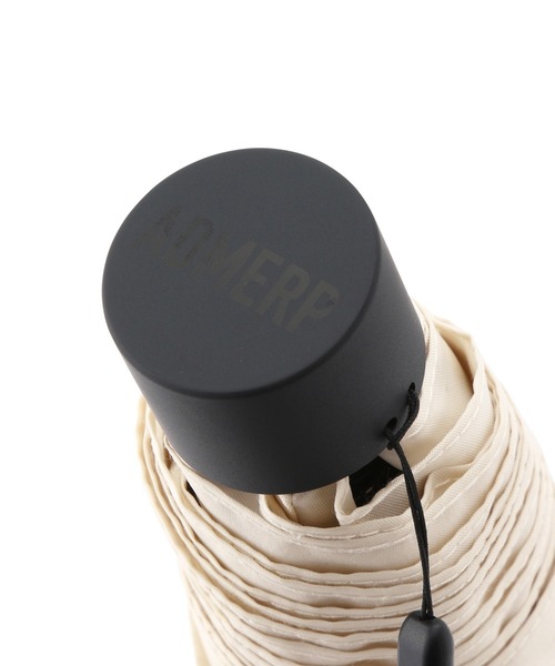 ADAM ET ROPE'（アダムエロペ）の「【サステナブル・晴雨兼用・男女兼用】［U-DAY for ADAM ET ROPE'］ADMERP 折りたたみ傘（折りたたみ傘・レディース・カーキ/キナリ・FREE）」の6枚目の写真