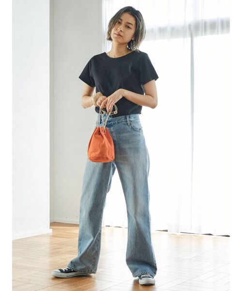 Ungrid(アングリッド)の「バックオープンTee(Tシャツ/カットソー・レディース・ブラック/オフホワイト/ピンク/オレンジ・FREE)」の15枚目の写真