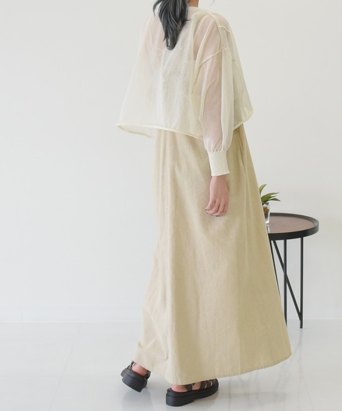 sango（sango）の「シアーショート丈プルオーバー（Tシャツ/カットソー・レディース・オフホワイト/オレンジ/ベージュ系その他・FREE）」の14枚目の写真