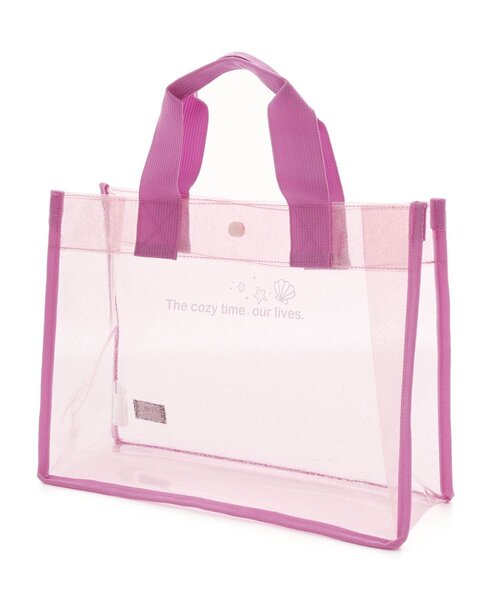 BREEZE（ブリーズ）の「ビーチBAG（スイムグッズ・キッズ・ピンク/イエロー/ベージュ/ブルー・FREE）」の4枚目の写真