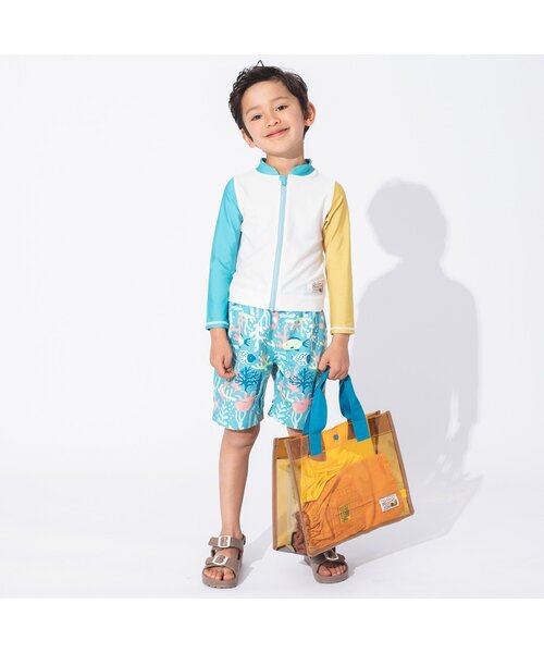 BREEZE（ブリーズ）の「ビーチBAG（スイムグッズ・キッズ・ピンク/イエロー/ベージュ/ブルー・FREE）」の19枚目の写真