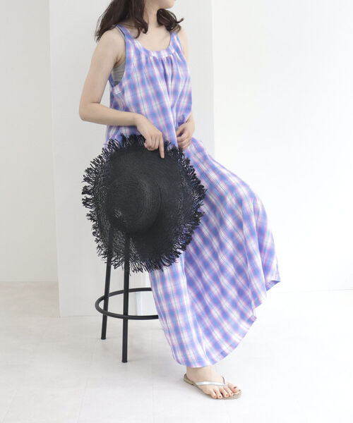 Rebecca（レベッカ）の「【REBECCA/レベッカ】フリンジつば広HAT（ハット・レディース・ブラック/キャメル・FREE）」の22枚目の写真