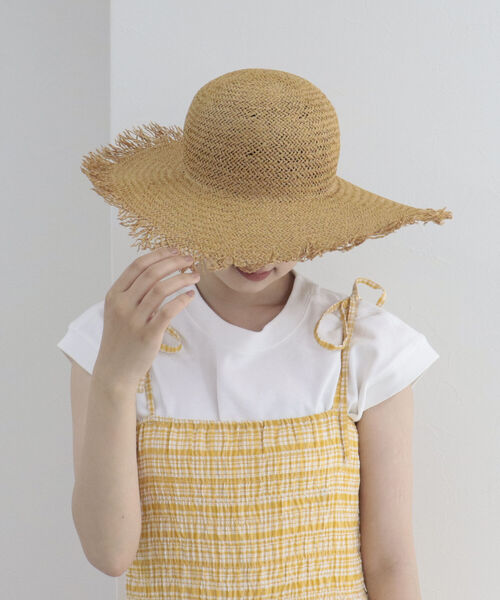 Rebecca（レベッカ）の「【REBECCA/レベッカ】フリンジつば広HAT（ハット・レディース・ブラック/キャメル・FREE）」の20枚目の写真