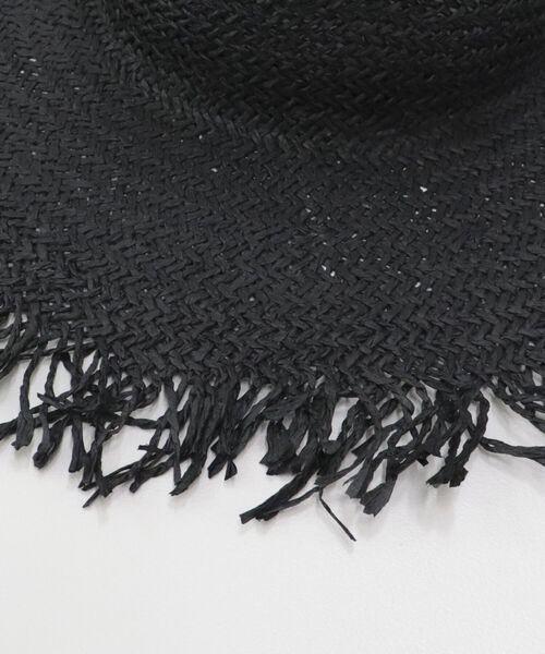 Rebecca（レベッカ）の「【REBECCA/レベッカ】フリンジつば広HAT（ハット・レディース・ブラック/キャメル・FREE）」の9枚目の写真