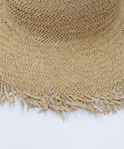 Rebecca（レベッカ）の「【REBECCA/レベッカ】フリンジつば広HAT（ハット・レディース・ブラック/キャメル・FREE）」の4枚目の写真