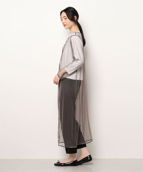 LATINA（ラティーナ）の「マルチWAYシアーロングトップスカーディガン（カーディガン/ボレロ・レディース・ブラウン・FREE）」の3枚目の写真