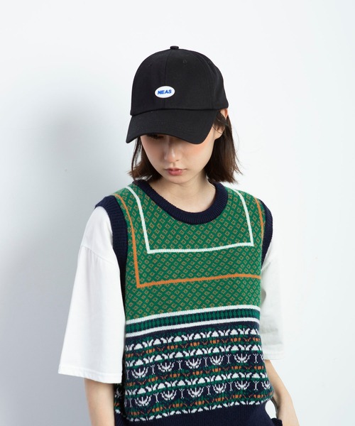 LA VORAGINE（ラ ヴォラジネ）の「CAP*野球帽子（キャップ・レディース・ブラック/カーキ/イエロー/ブルー/ライトブラウン/ローズ・FREE）」の10枚目の写真