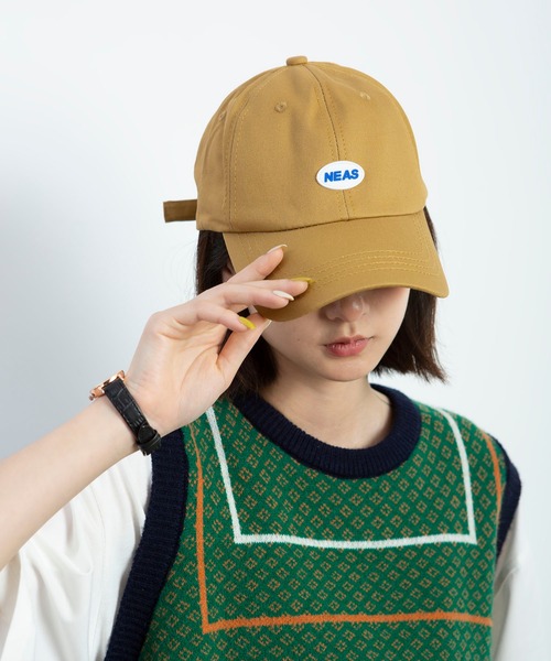 LA VORAGINE（ラ ヴォラジネ）の「CAP*野球帽子（キャップ・レディース・ブラック/カーキ/イエロー/ブルー/ライトブラウン/ローズ・FREE）」の13枚目の写真