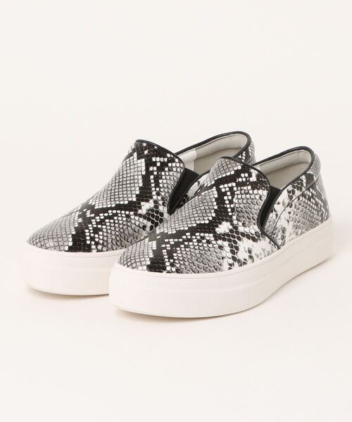 mio notis（ミオノティス）の「防水厚底スリッポン/530Ｂ（スリッポン・レディース・ベージュ/パイソン・38/36/37/39）」の2枚目の写真