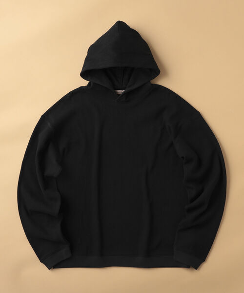 BEAMS LIGHTS（ビームスライツ）の「BEAMS LIGHTS / サーマル パーカ SOLOTEX(R)（パーカー・メンズ・ブラック/オフホワイト・SMALL/MEDIUM/LARGE）」の2枚目の写真