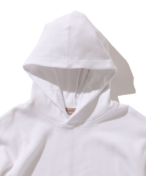 BEAMS LIGHTS（ビームスライツ）の「BEAMS LIGHTS / サーマル パーカ SOLOTEX(R)（パーカー・メンズ・ブラック/オフホワイト・SMALL/MEDIUM/LARGE）」の3枚目の写真