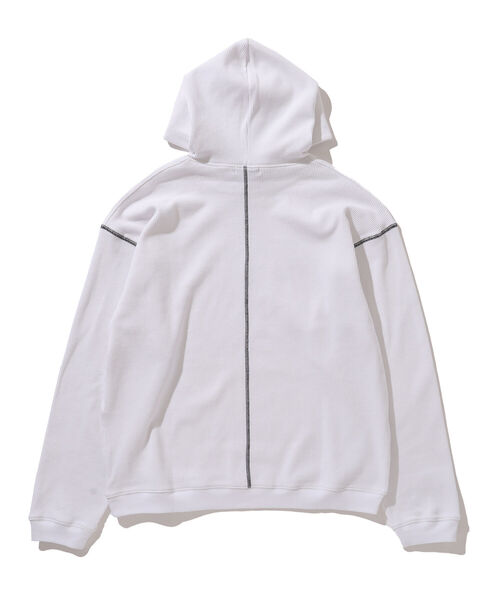 BEAMS LIGHTS（ビームスライツ）の「BEAMS LIGHTS / サーマル パーカ SOLOTEX(R)（パーカー・メンズ・ブラック/オフホワイト・SMALL/MEDIUM/LARGE）」の6枚目の写真