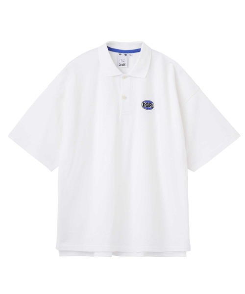 X-girl ポロシャツ シャツ X-girl（エックスガール）の「BIG POLO SHIRT/ビッグシルエット