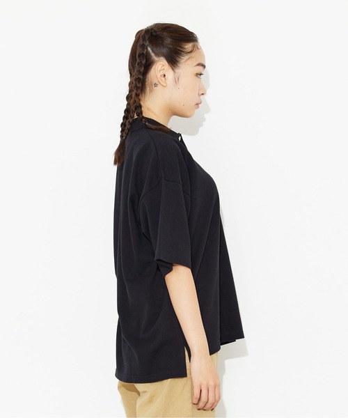 X-girl ポロシャツ シャツ X-girl（エックスガール）の「BIG POLO SHIRT/ビッグシルエット