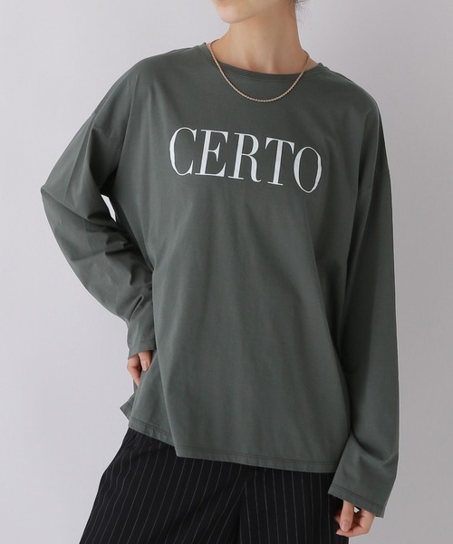 MICA＆DEAL マイカアンドディール CERTO ロンT 長袖 MICA&DEAL（マイカ＆ディール）の「MICA&DEAL / CERTOロンT（T