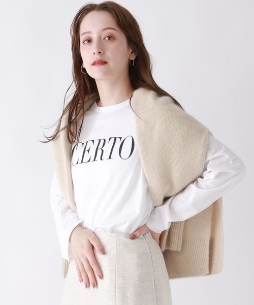 MICA＆DEAL マイカアンドディール CERTO ロンT 長袖 MICA&DEAL（マイカ＆ディール）の「MICA&DEAL / CERTOロンT（T