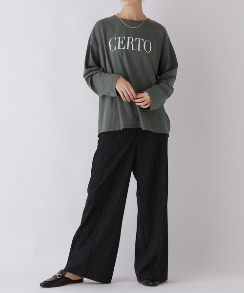 MICA＆DEAL マイカアンドディール CERTO ロンT 長袖 MICA&DEAL（マイカ＆ディール）の「MICA&DEAL / CERTOロンT（T