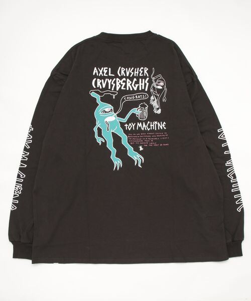 TOY　MACHINE（トイ　マシーン）の「【ムラサキスポーツ限定】TOY MACHINE/トイマシーン ビッグシルエット バックプリントロンT MTMFCLT2（Tシャツ/カットソー・メンズ・ホワイト/ブラック/グリーン・M/L/XL）」の6枚目の写真