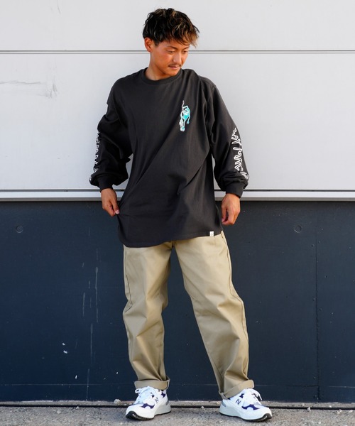 TOY　MACHINE（トイ　マシーン）の「【ムラサキスポーツ限定】TOY MACHINE/トイマシーン ビッグシルエット バックプリントロンT MTMFCLT2（Tシャツ/カットソー・メンズ・ホワイト/ブラック/グリーン・M/L/XL）」の21枚目の写真