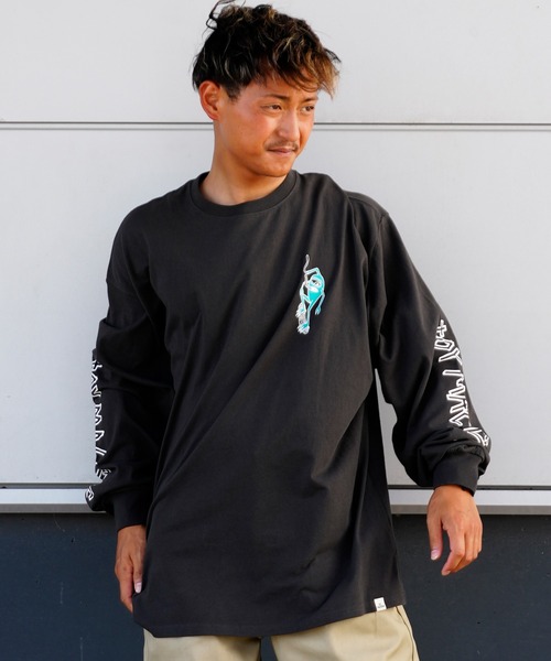 TOY　MACHINE（トイ　マシーン）の「【ムラサキスポーツ限定】TOY MACHINE/トイマシーン ビッグシルエット バックプリントロンT MTMFCLT2（Tシャツ/カットソー・メンズ・ホワイト/ブラック/グリーン・M/L/XL）」の17枚目の写真