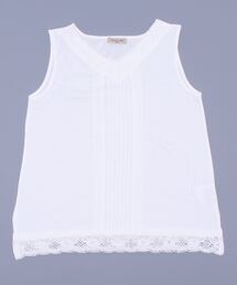 Samansa Mos2 | Vネックノースリレースカットソー(Tシャツ/カットソー)