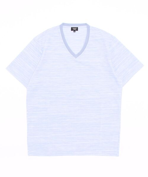 CROWDED CLOSET(クラウデッドクローゼット)の「Tシャツ(Tシャツ/カットソー・メンズ・ピンク/サックスブルー/ホワイト・02/03/04)」の2枚目の写真