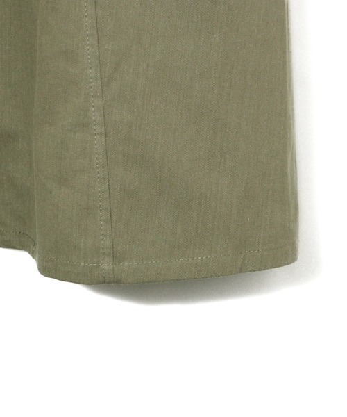 one way（ワンウェイ）の「ミリタリージャンスカ（ジャンパースカート・レディース・ライトグレー/ブラック/ダークグリーン・FREE）」の7枚目の写真