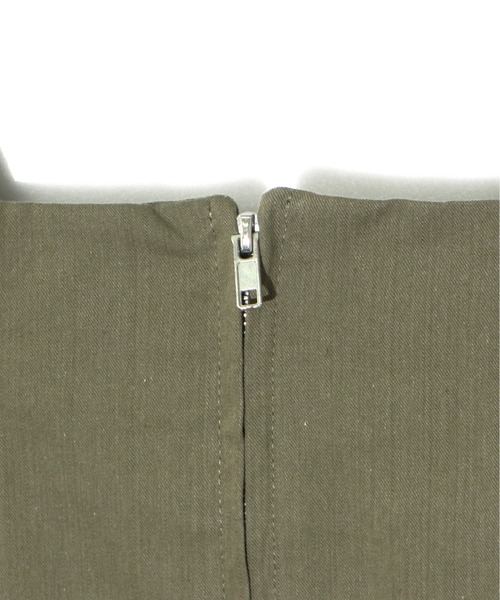 one way（ワンウェイ）の「ミリタリージャンスカ（ジャンパースカート・レディース・ライトグレー/ブラック/ダークグリーン・FREE）」の8枚目の写真