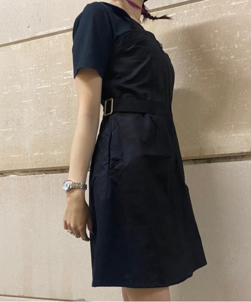 one way（ワンウェイ）の「ミリタリージャンスカ（ジャンパースカート・レディース・ライトグレー/ブラック/ダークグリーン・FREE）」の17枚目の写真