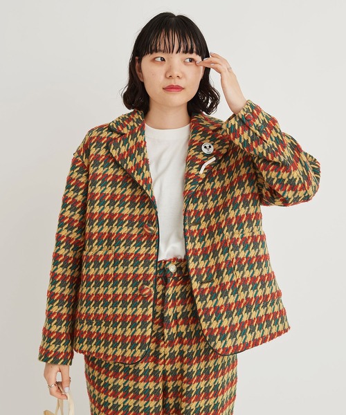 DOBBY CHECK oji jacket