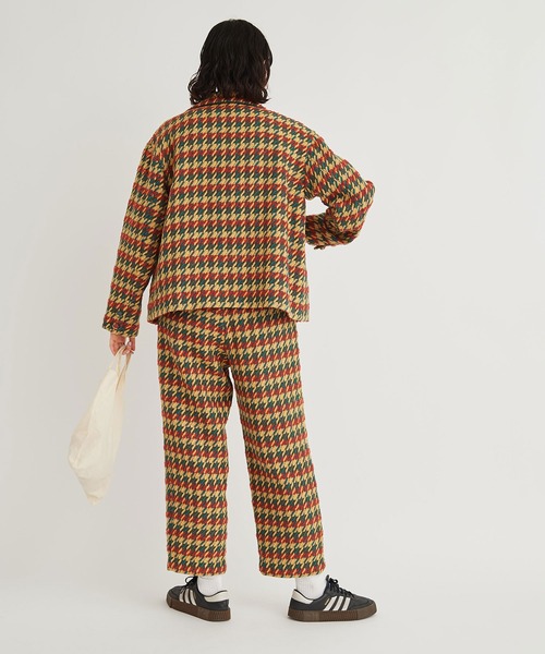 I am I in fact...(アイアムアイインファクト)の「DOBBY CHECK oji jacket(テーラードジャケット・レディース・ピンク/イエロー・FREE)」の16枚目の写真