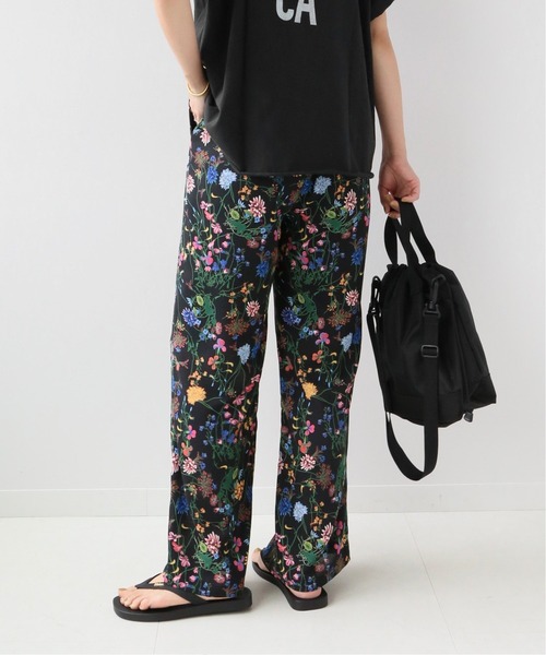JOURNAL STANDARD relume(ジャーナルスタンダード レリューム)の「■ブラックフローラルイージーパンツ(その他パンツ・レディース・ホワイト/グリーン・FREE)」の15枚目の写真