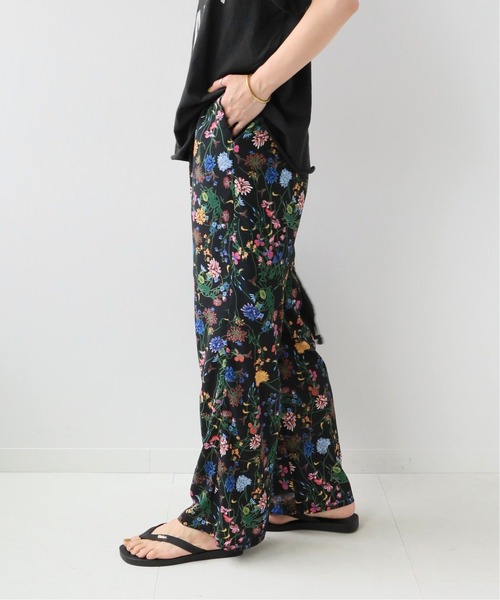 JOURNAL STANDARD relume(ジャーナルスタンダード レリューム)の「■ブラックフローラルイージーパンツ(その他パンツ・レディース・ホワイト/グリーン・FREE)」の14枚目の写真
