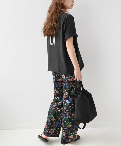 JOURNAL STANDARD relume(ジャーナルスタンダード レリューム)の「■ブラックフローラルイージーパンツ(その他パンツ・レディース・ホワイト/グリーン・FREE)」の11枚目の写真