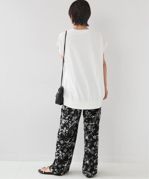 JOURNAL STANDARD relume(ジャーナルスタンダード レリューム)の「■ブラックフローラルイージーパンツ(その他パンツ・レディース・ホワイト/グリーン・FREE)」の5枚目の写真