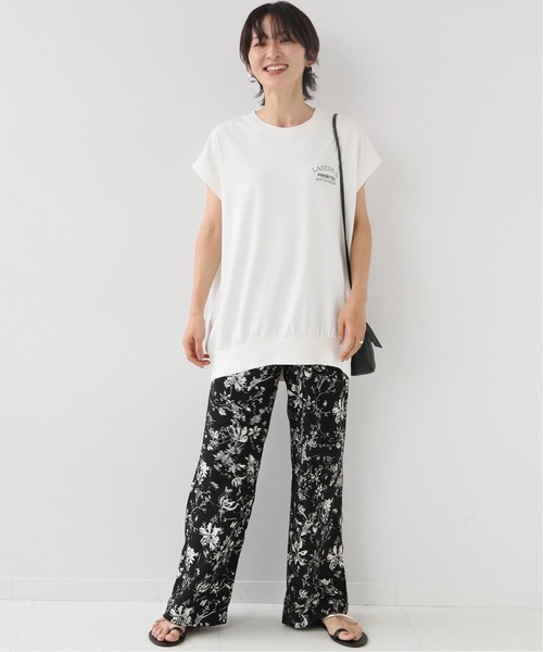 □ブラックフローラルイージーパンツ(その他パンツ)|JOURNAL