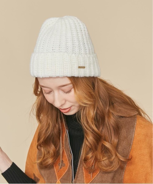 kaorinomori(カオリノモリ)の「kaorinomori エニーニット(ニットキャップ/ビーニー・レディース・ブラック/ホワイト/ピンク/ライトグリーン・FREE)」の5枚目の写真