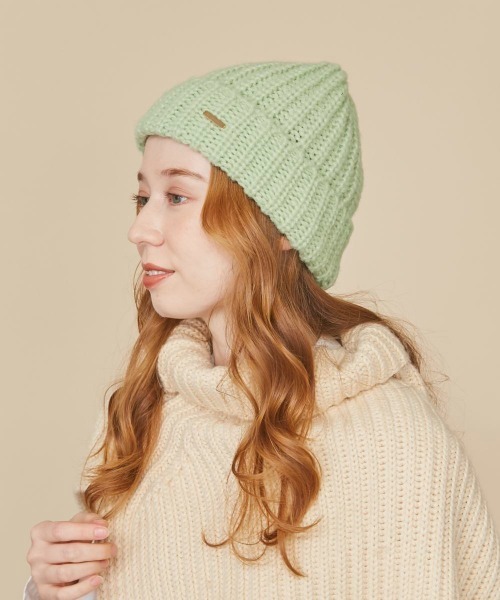 kaorinomori(カオリノモリ)の「kaorinomori エニーニット(ニットキャップ/ビーニー・レディース・ブラック/ホワイト/ピンク/ライトグリーン・FREE)」の15枚目の写真