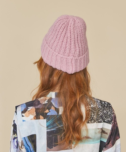 kaorinomori(カオリノモリ)の「kaorinomori エニーニット(ニットキャップ/ビーニー・レディース・ブラック/ホワイト/ピンク/ライトグリーン・FREE)」の21枚目の写真