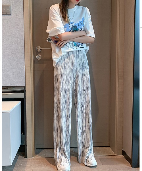 .KOM(ドットコム)の「A'GEM/9 × .kom『.kom/ドットケーオーエム』マルチカラー パターン グラデーション リラックス イージーパンツ(その他パンツ・レディース・A/B/C/D/E・S)」の13枚目の写真