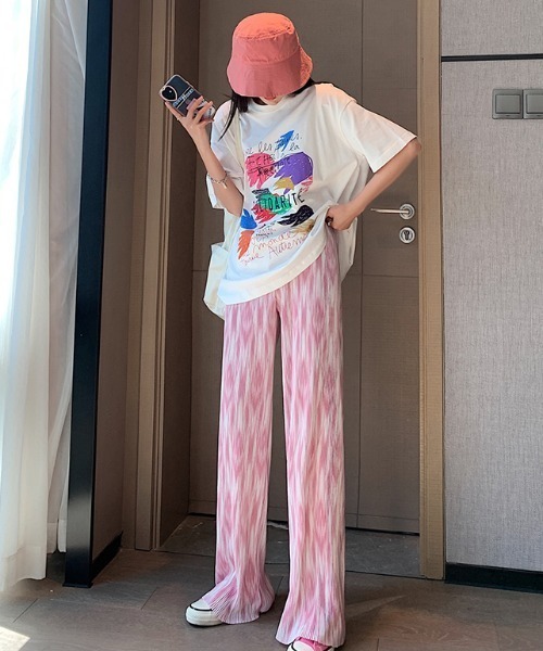 .KOM(ドットコム)の「A'GEM/9 × .kom『.kom/ドットケーオーエム』マルチカラー パターン グラデーション リラックス イージーパンツ(その他パンツ・レディース・A/B/C/D/E・S)」の19枚目の写真