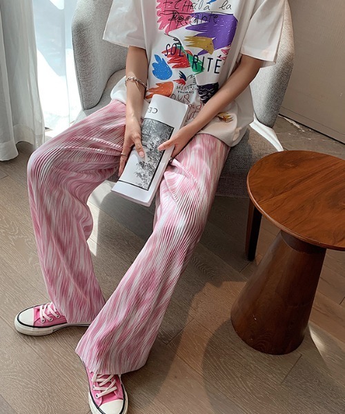 .KOM(ドットコム)の「A'GEM/9 × .kom『.kom/ドットケーオーエム』マルチカラー パターン グラデーション リラックス イージーパンツ(その他パンツ・レディース・A/B/C/D/E・S)」の21枚目の写真