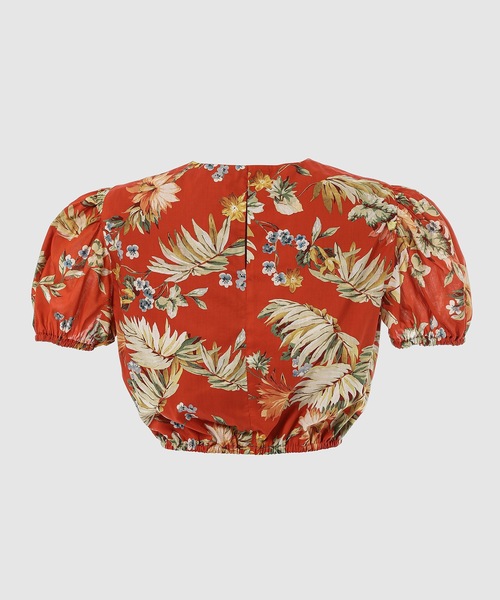 Erdem(アーデム)の「SHORT SLEEVE CROPPED TOP(シャツ/ブラウス・レディース・ブラウン系その他・6/8)」の2枚目の写真