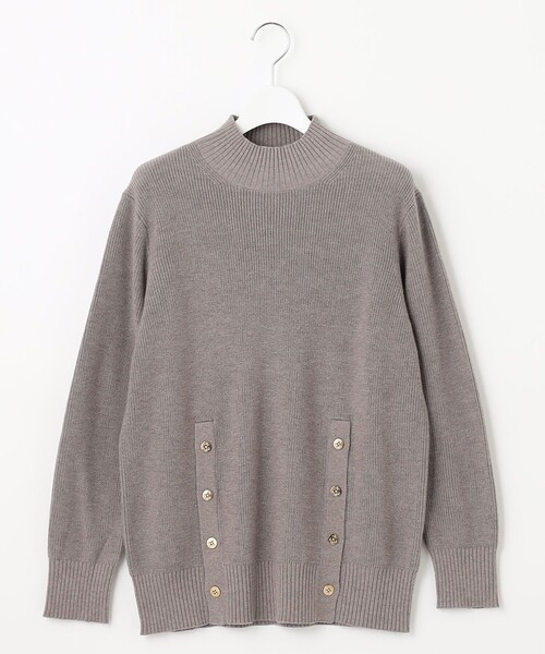J.PRESS(ジェイプレス)の「【洗える】SEMI WORSTED ハイネック ニット(ニット/セーター・レディース・ブルー系/ブラウン系/ネイビー系/グレー系・MEDIUM/LARGE)」の12枚目の写真