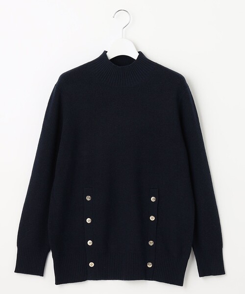J.PRESS(ジェイプレス)の「【洗える】SEMI WORSTED ハイネック ニット(ニット/セーター・レディース・ブルー系/ブラウン系/ネイビー系/グレー系・MEDIUM/LARGE)」の13枚目の写真