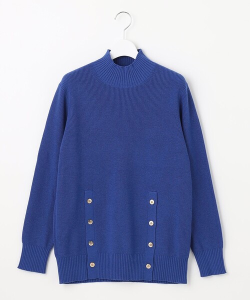 J.PRESS(ジェイプレス)の「【洗える】SEMI WORSTED ハイネック ニット(ニット/セーター・レディース・ブルー系/ブラウン系/ネイビー系/グレー系・MEDIUM/LARGE)」の14枚目の写真