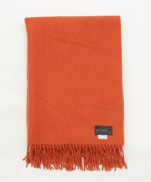 BEGG & CO / ベグアンドコー：＜Angola wool Muffler(65cm×180cm)＞：begg-JURA[DEA]