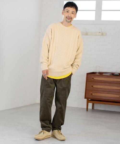 coen（コーエン）の「コーデュロイタックイージーパンツ（その他パンツ・メンズ・ブラウン/ブラック/ネイビー/オリーブ・XL/S/L/M）」の13枚目の写真