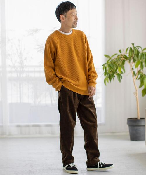 coen（コーエン）の「コーデュロイタックイージーパンツ（その他パンツ・メンズ・ブラウン/ブラック/ネイビー/オリーブ・XL/S/L/M）」の16枚目の写真